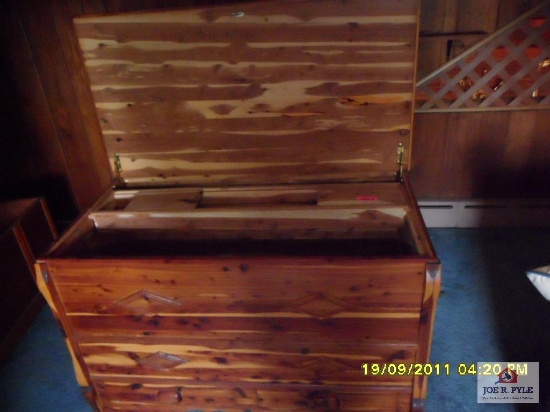 large cedar chest