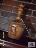 leather covered bottle