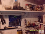 tools on left wall
