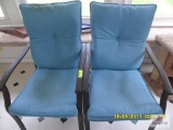 2 outside patio chairs