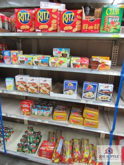 4 ft section of corn meal, cookies, etc.