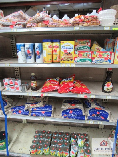 4 ft section of creamer, popcorn, lima beans, etc.