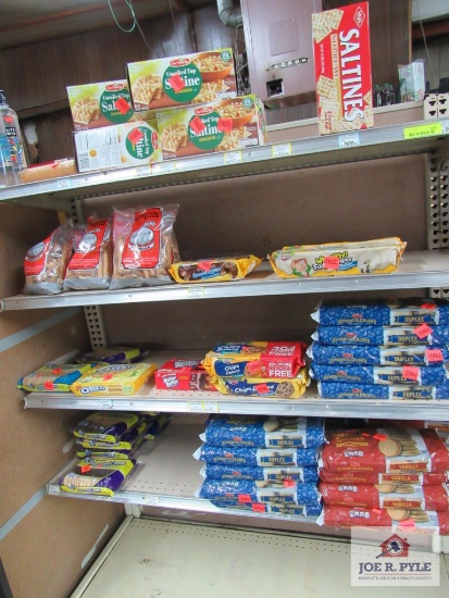 4 ft section of cookies, crackers, etc.