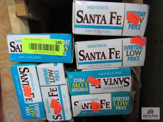 7 cartons of Santa fe menthol cigars