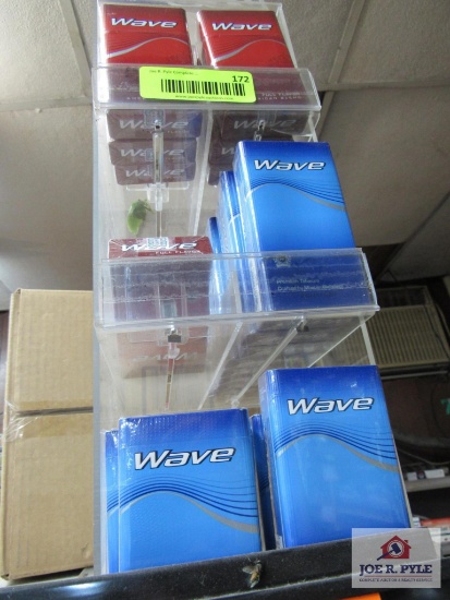 lot of 20 packs of waves cigarettes