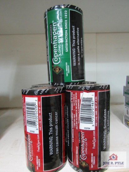 5 rolls of Copenhagen snuff