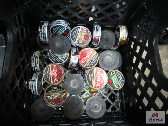 misc. flavors of red seal snuff approx. 29 cans
