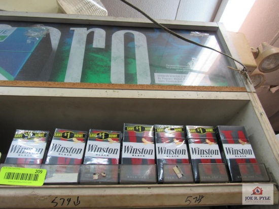 approx. 45 packs of Winston cigarettes