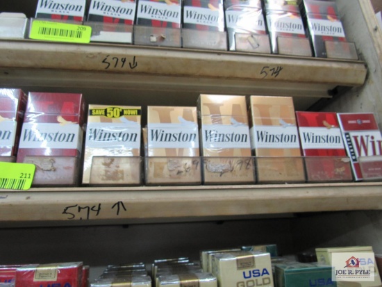 42 packs of Winston