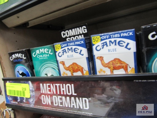 35 packs of camel cigs