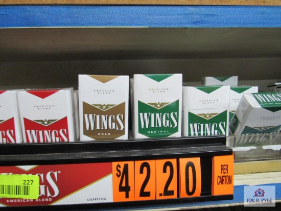 36 packs of wings cigs