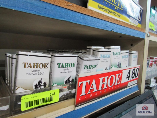 30 packs of Tahoe cigs