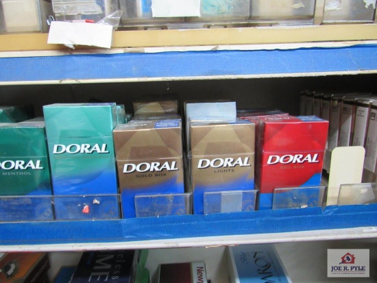 90 packs of Doral cigs