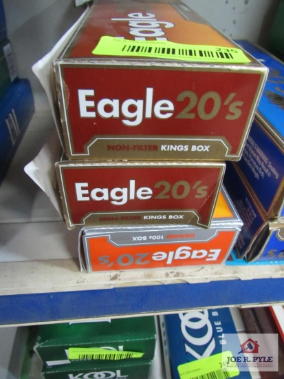 3 cartons of eagle cigs
