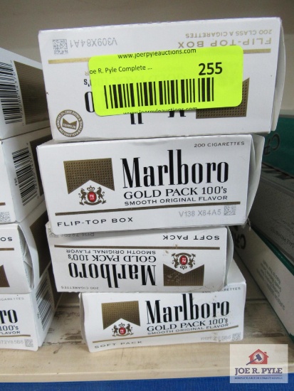 4 cartons of Marlboro light 100's