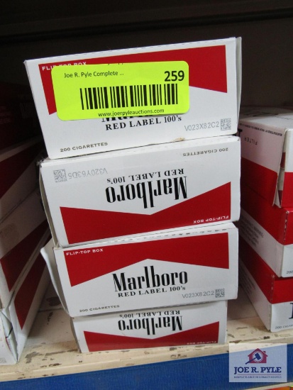 4 cartons of Marlboro red 100'2