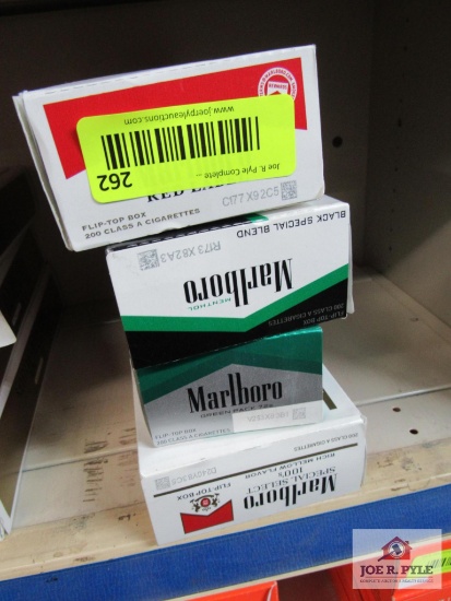 4 cartons of Marlboro cigs