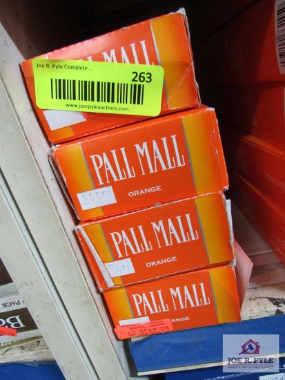 4 cartons on pall mall orange