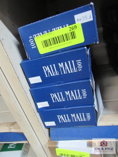 4 cartons of pall mall 100's
