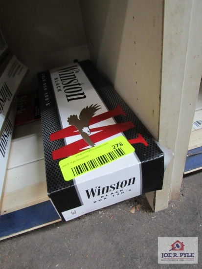 1 carton Winston black 100