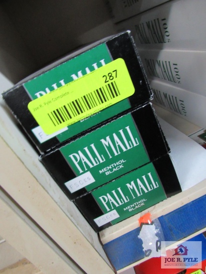 3 cartons of pall mall black menthol
