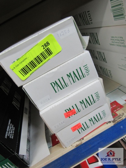 4 cartons of pall mall 100's
