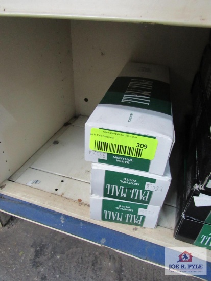3 cartons of pall mall white menthol