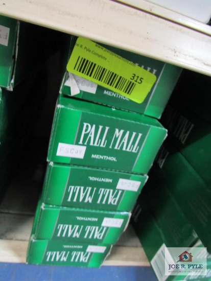 5 cartons of pall mall menthol