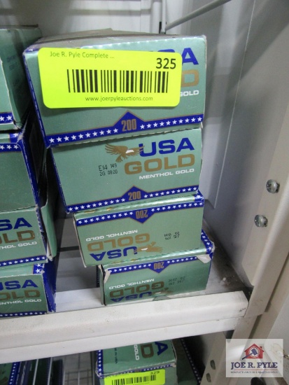 4 cartons of USA gold menthol