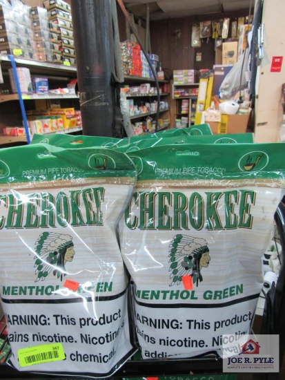Cherokee menthol pipe tobacco 10 count
