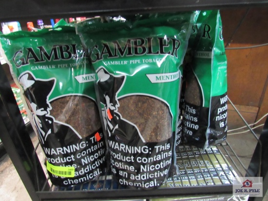 9 packs of gambler menthol