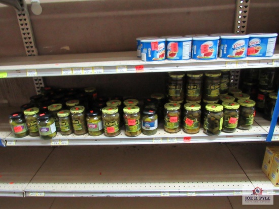 4 ft section of Crisco, pickles, sweet mix, etc.