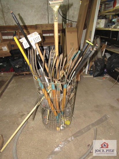 misc. lot of yard tools