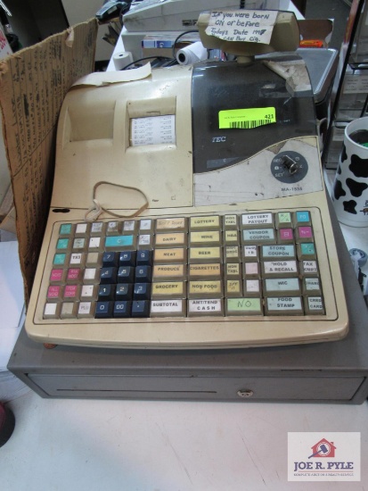 tec adding machine w key