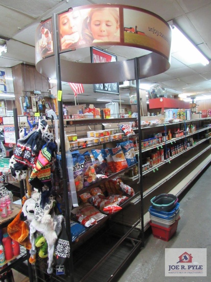 black shelf empty