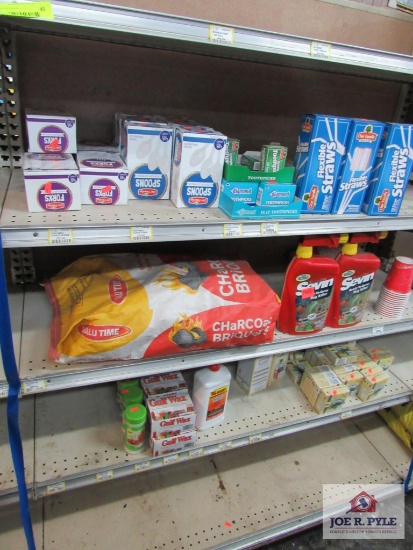 4 ft section of canning lids, straws, etc.