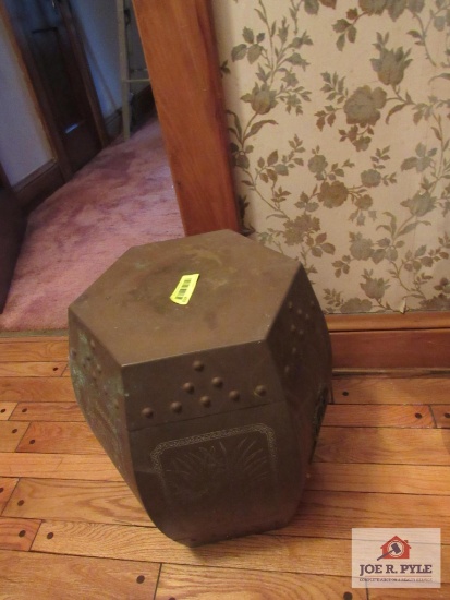copper color plant stand