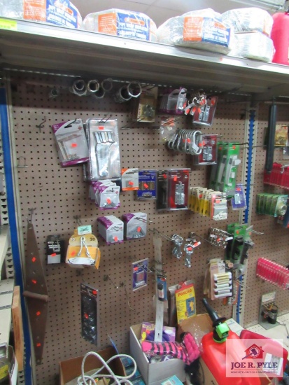 4 ft section of pipe wrap, gas can, snaps, etc.