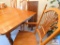 Penn House Oak table w/ 6 chairs & 2 leaves 76