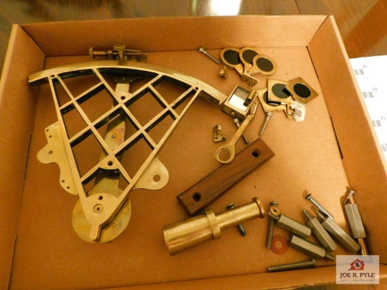 Brass marine sextant kit