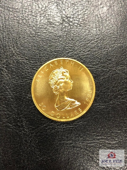 Canadian Gold Maple Leaf 1 OZ.