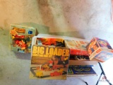 Toys, Mickey Mouse train, shape sorter, big loader