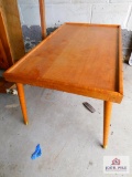 Tiger maple modern coffee table
