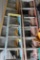 Assorted step and extension ladders
