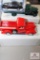 3 Diecast metal cars: 1940 Ford pickup, 1941 Chevy pickup, 1999 Ford Mustang