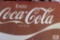 Large Coca-Cola metal sign