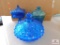 3 Covered candy bowls ( one Westmoreland)