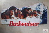 Budweiser metal sign
