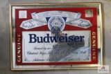 Budweiser framed picture