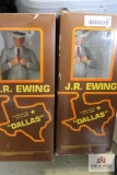 2 J.R. Ewing decanters